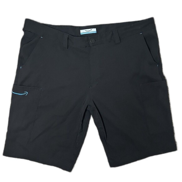 Amazon Black Flex Cargo Short Men XL Black Employee Uniform Smile Logo Casual - Picture 1 of 5